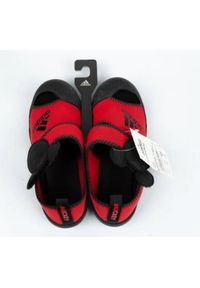 Adidas - Sandały adidas Jr F35863 czerwone. Zapięcie: rzepy. Kolor: czerwony. Materiał: guma, syntetyk, materiał #9