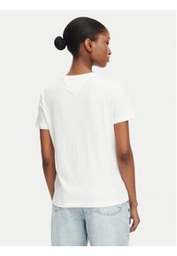 Tommy Jeans T-Shirt Linear Ss Tee DW0DW22789 Kremowy Regular Fit. Kolor: kremowy. Materiał: bawełna #2
