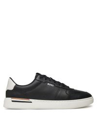 BOSS Sneakersy Clint 50542538 Czarny. Kolor: czarny. Materiał: skóra