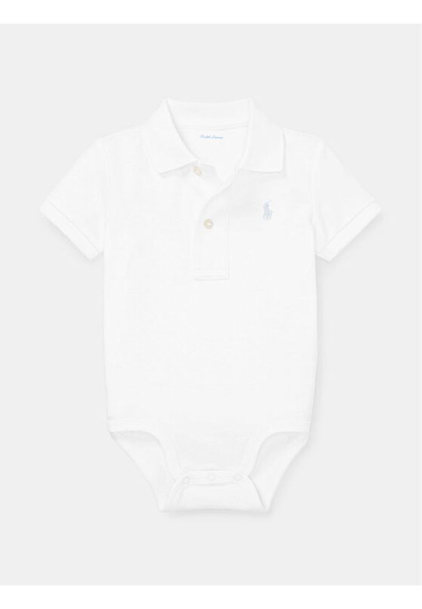 Polo Ralph Lauren Body dziecięce 320735043001 Biały. Kolor: biały. Materiał: bawełna