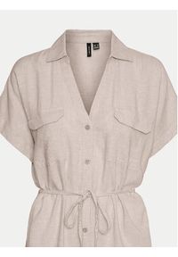 Vero Moda Sukienka letnia Linn 10323027 Szary Relaxed Fit. Kolor: szary. Materiał: wiskoza. Sezon: lato #6
