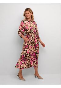 Kaffe Sukienka codzienna Dorita 10507591 Kolorowy Regular Fit. Okazja: na co dzień. Materiał: wiskoza. Wzór: kolorowy. Typ sukienki: proste. Styl: casual #2