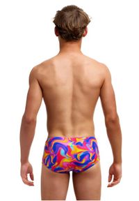 FUNKITA - Kąpielówki chłopięce spodenki bokserki szybkoschnące Funky Trunks Summer Swirl. Kolor: wielokolorowy, czerwony, różowy