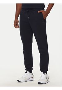 TOMMY HILFIGER - Tommy Hilfiger Dres Flag Logo MW0MW36440 Granatowy Regular Fit. Kolor: niebieski. Materiał: bawełna #4