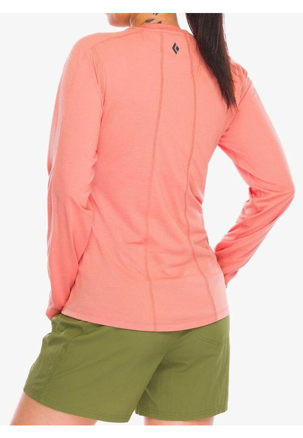 Bluza damska Black Diamond Lightwire L/S Tee. Kolor: różowy. Sport: turystyka piesza