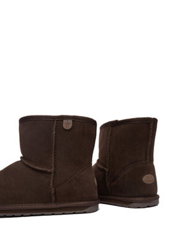 EMU Australia Śniegowce Wallaby Mini Teens T10103 Brązowy. Kolor: brązowy. Materiał: skóra