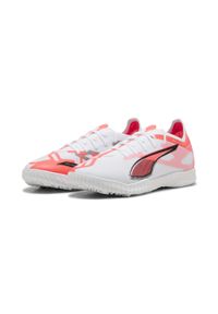 Puma - Buty piłkarskie FUTURE 5 MATCH TT PUMA White Black Glowing Red. Kolor: biały, czerwony, wielokolorowy, czarny. Sport: piłka nożna
