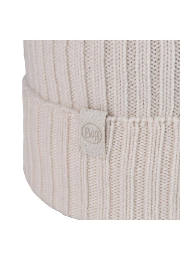 Buff - Czapka zimowa z wełny merino Norval. Kolor: beżowy. Materiał: wełna. Sezon: zima. Styl: sportowy