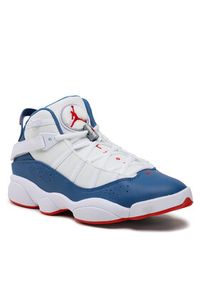 Nike Buty Jordan 6 Rings 322992 140 Biały. Kolor: biały. Materiał: skóra
