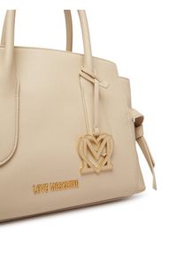 Love Moschino - LOVE MOSCHINO Torebka JC4055PP1PLL0110 Kremowy. Kolor: kremowy. Materiał: skórzane #6