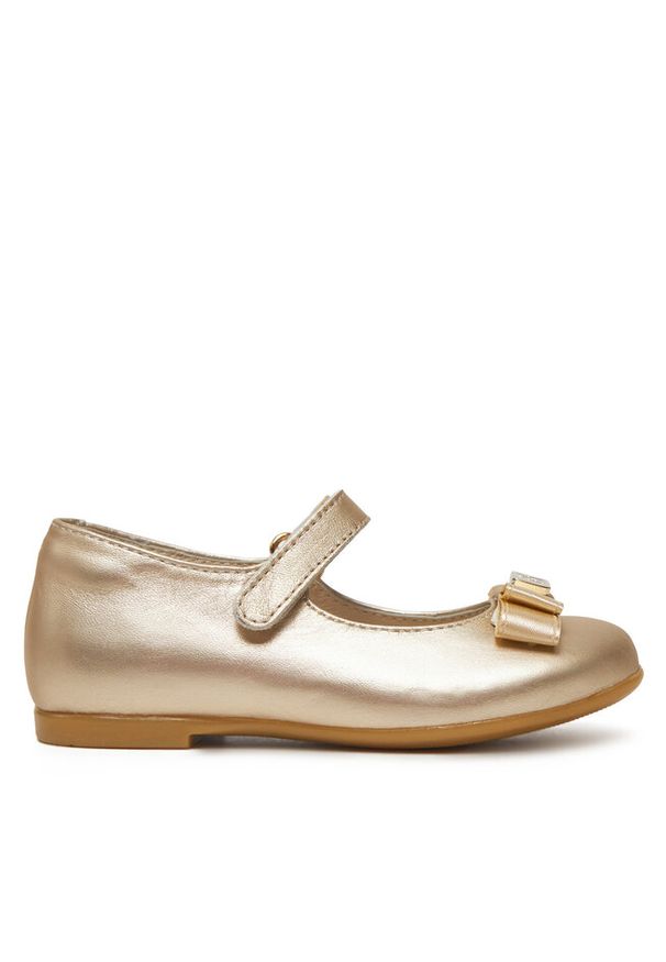 TOMMY HILFIGER - Baleriny Tommy Hilfiger. Kolor: złoty