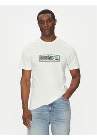Quiksilver T-Shirt EQYZT08040 Biały Regular Fit. Kolor: biały. Materiał: bawełna #1