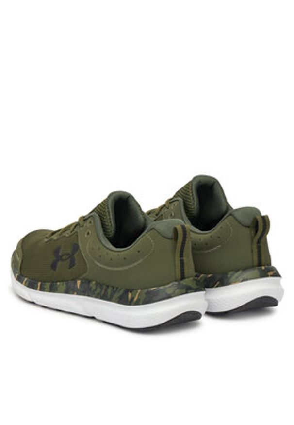 Under Armour Buty do biegania UA Charged Assert 10 Camo 3027036 Zielony. Kolor: zielony. Materiał: materiał