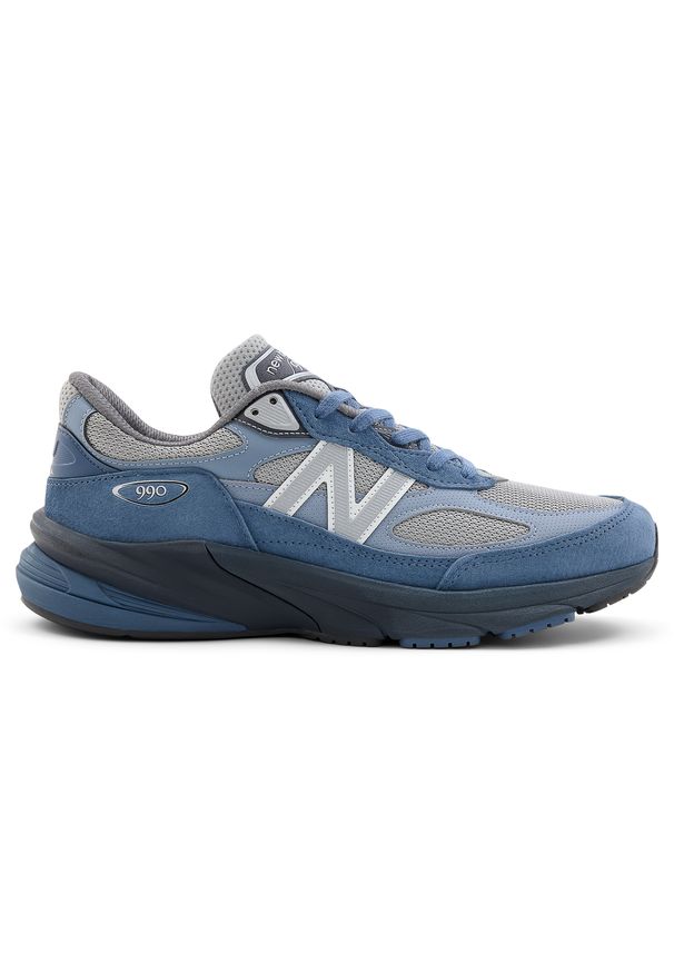 Buty unisex New Balance U990LT6 – niebieskie. Kolor: niebieski. Materiał: guma, syntetyk, zamsz, materiał. Szerokość cholewki: normalna. Sport: bieganie