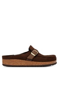 Birkenstock Klapki Buckley Braided 1031435 Brązowy. Kolor: brązowy. Materiał: zamsz, skóra #1