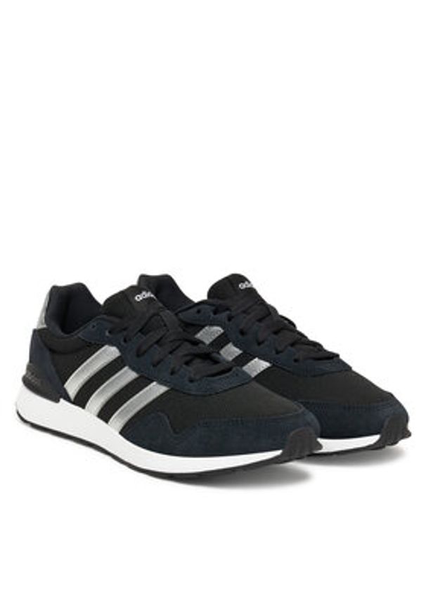 Adidas - adidas Sneakersy Run 60s 4.0 JR6626 Czarny. Kolor: czarny. Materiał: materiał. Sport: bieganie