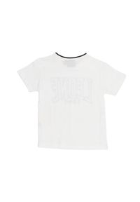 LEONE 1947 APPAREL - Dziecięca koszulka z krótkim rękawem Welcome Back. Kolor: biały. Długość rękawa: krótki rękaw. Długość: krótkie. Sport: joga i pilates