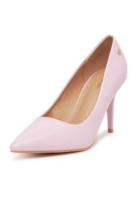 DeeZee Szpilki EZ-23-1A Różowy. Kolor: różowy. Materiał: skóra. Obcas: na szpilce #3