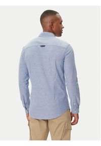Tommy Jeans Koszula Oxford DM0DM09594 Niebieski Slim Fit. Kolor: niebieski. Materiał: bawełna