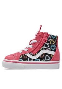 Vans Sneakersy Sk8-Hi Reissue Side Zip VN0007Q3BIY1 Różowy. Kolor: różowy. Model: Vans SK8 #4
