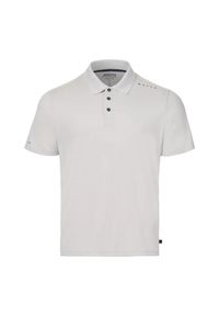 Polo anty UV Musto Evo Crew. Typ kołnierza: polo. Kolor: szary. Styl: elegancki #1