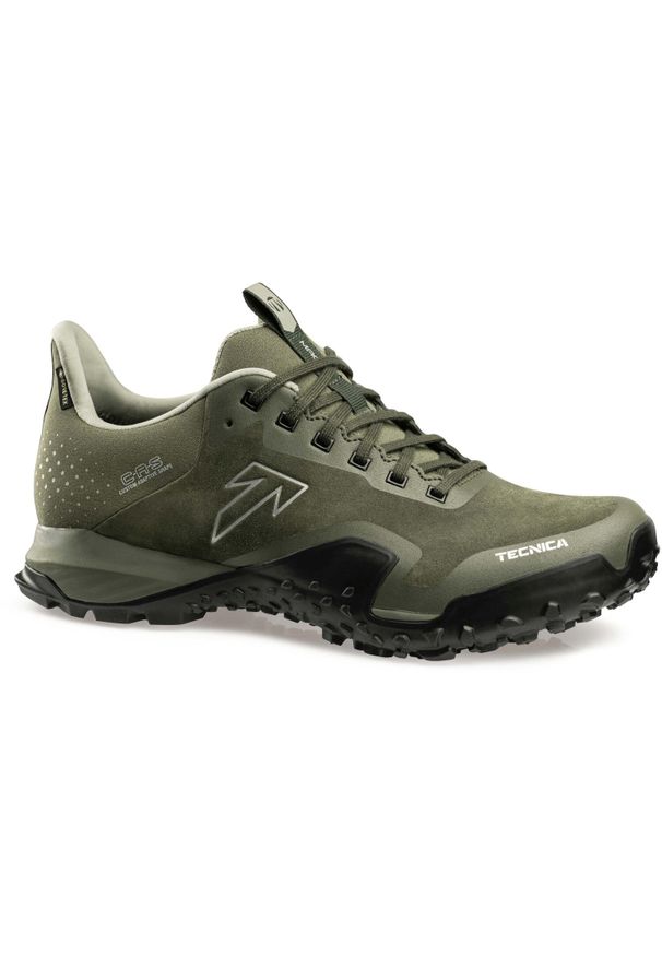 TECNICA - Buty trekkingowe męskie Tecnica Magma GTX. Kolor: wielokolorowy, zielony. Materiał: zamsz, materiał, syntetyk