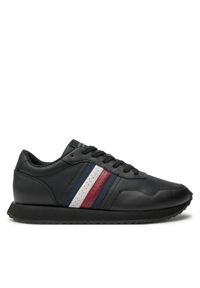 TOMMY HILFIGER - Sneakersy Tommy Hilfiger. Kolor: czarny