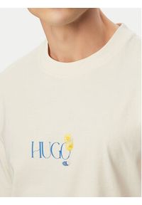 Hugo - HUGO T-Shirt Nulaxo 50560093 Biały Regular Fit. Kolor: biały #3