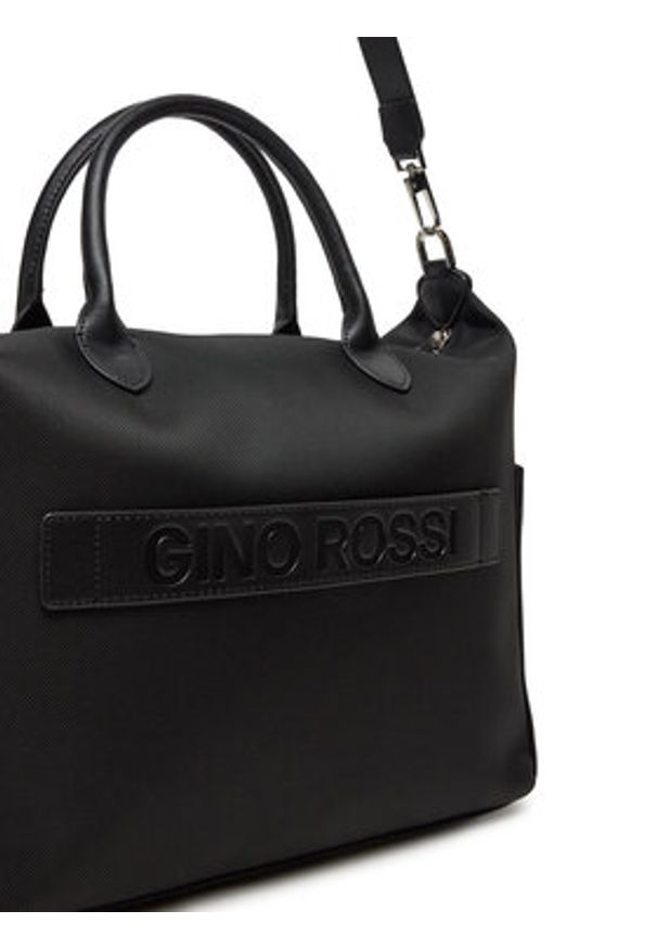 Gino Rossi Torba na laptopa 05A11196-1 Granatowy. Kolor: niebieski. Materiał: materiał