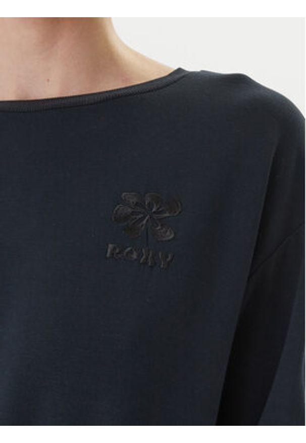 Roxy Bluza Surfing By Moonlight ERJFT05067 Czarny Regular Fit. Kolor: czarny