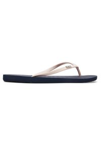Roxy - Japonki plażowe damskie ROXY Viva Tone II. Okazja: na plażę. Kolor: różowy, niebieski, wielokolorowy. Materiał: guma, syntetyk. Styl: sportowy