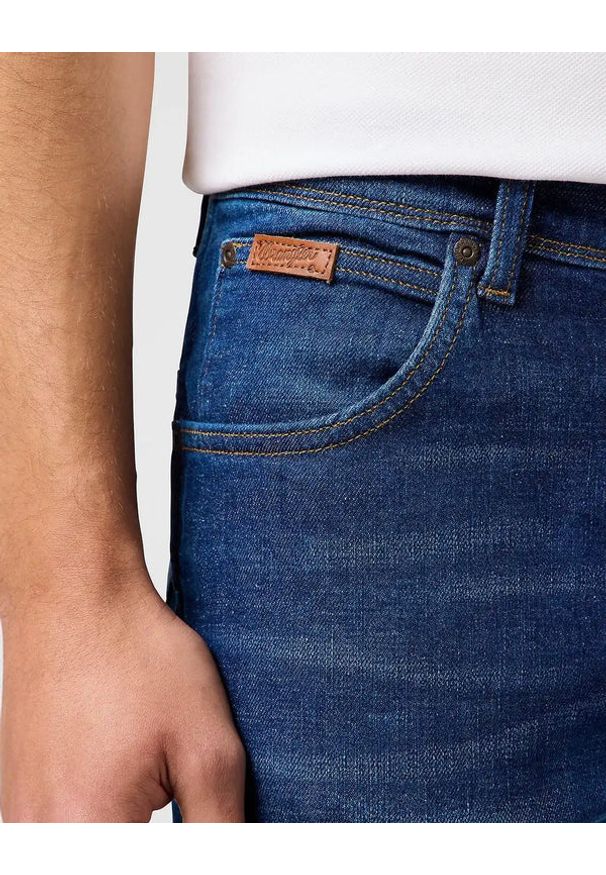 Wrangler - WRANGLER MĘSKIE SPODNIE JEANSOWE WRANGLER TEXAS SLIM BLUE ABYSS 112362495