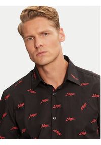 Hugo Koszula Ermo 50527426 Czarny Slim Fit. Kolor: czarny. Materiał: bawełna #4