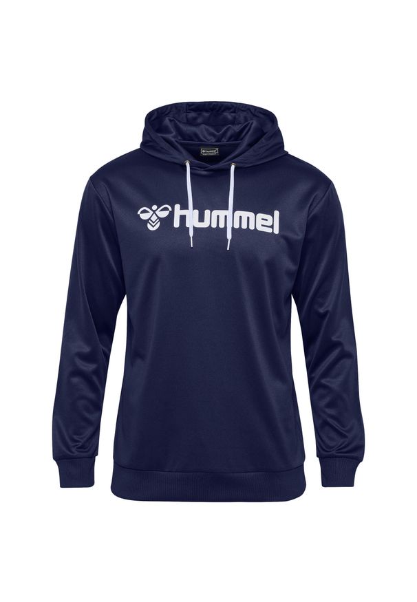 Bluza z kapturem Hummel Logo. Typ kołnierza: kaptur. Kolor: niebieski. Sport: fitness