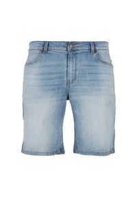 Spodenki dżinsowe Urban Classics. Kolor: niebieski. Długość: krótkie. Sezon: lato #1