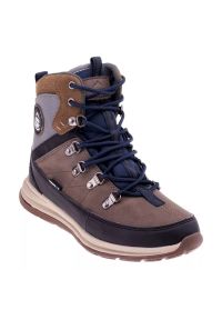 Buty Elbrus Hieroo Mid Wp W 92800330934 brązowe. Zapięcie: sznurówki. Kolor: brązowy. Materiał: syntetyk, guma