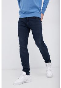 Lee jeansy MALONE WORN LEA męskie. Kolor: niebieski #1