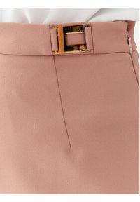 Elisabetta Franchi Spódnica mini GO-018-36E2-V220 Różowy Slim Fit. Kolor: różowy. Materiał: syntetyk #3
