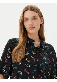 DKNY Piżama YI50005 Czarny Regular Fit. Kolor: czarny. Materiał: wiskoza #5