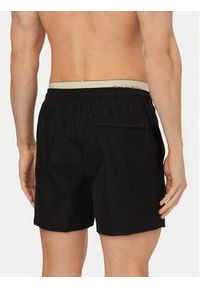 Calvin Klein Swimwear Szorty kąpielowe LV00N61017 Czarny Regular Fit. Kolor: czarny. Materiał: syntetyk #2