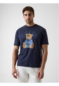 Guess T-Shirt 182885 Niebieski Classic Fit. Kolor: niebieski #1