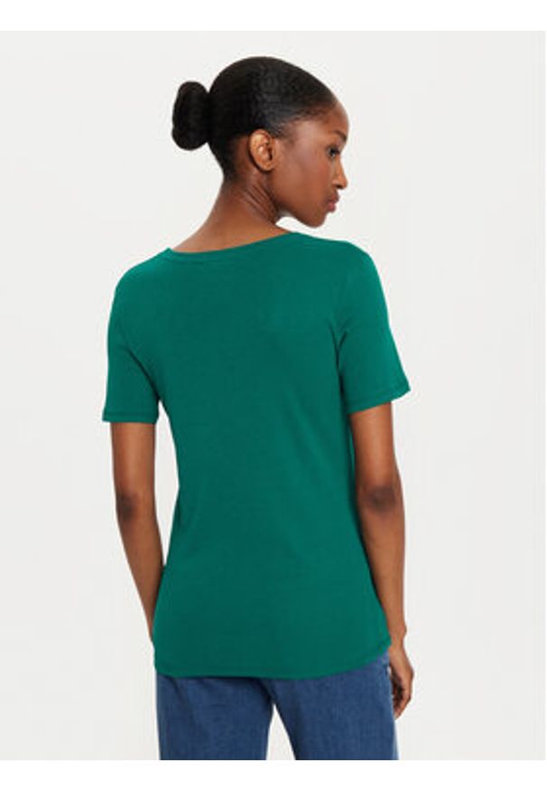 United Colors of Benetton - United Colors Of Benetton T-Shirt 3GA2E4230 Zielony Regular Fit. Kolor: zielony. Materiał: bawełna