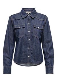only - ONLY Koszula jeansowa Charlize 15364777 Niebieski Regular Fit. Kolor: niebieski. Materiał: bawełna #3