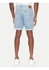 Lee Szorty jeansowe Rider 112363926 Niebieski Slim Fit. Kolor: niebieski. Materiał: bawełna #3
