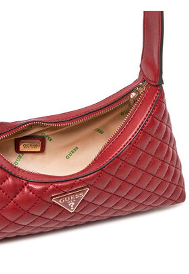 Guess Torebka HWEQG9 54117 Czerwony. Kolor: czerwony. Materiał: skórzane