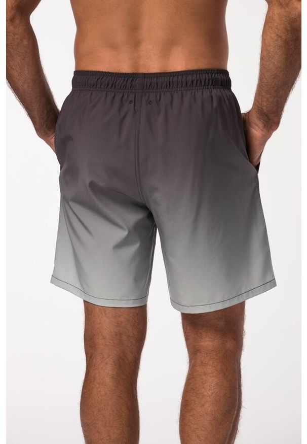 JAY-PI - Męskie Kąpielówki beachwear elastyczny pas styl batikowy do 8XL. Kolekcja: plus size. Kolor: czarny. Materiał: poliester, materiał, elastan