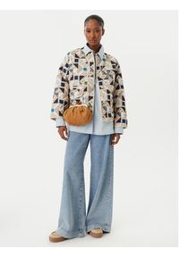 Weekend Max Mara Kurtka przejściowa 2515081081650 Beżowy Regular Fit. Kolor: beżowy. Materiał: bawełna #3