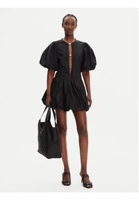 Pinko - PINKO Sukienka koktajlowa Oliver 105212 A2LD Czarny Regular Fit. Kolor: czarny. Materiał: bawełna. Styl: wizytowy #3
