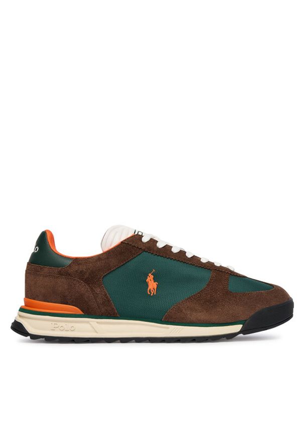 Polo Ralph Lauren Sneakersy Varick Pp 809974040002 Brązowy. Kolor: brązowy. Materiał: zamsz, skóra