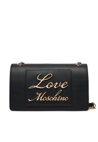Love Moschino - LOVE MOSCHINO Torebka JC4117PP1ILM0000 Czarny. Kolor: czarny. Materiał: skórzane #1